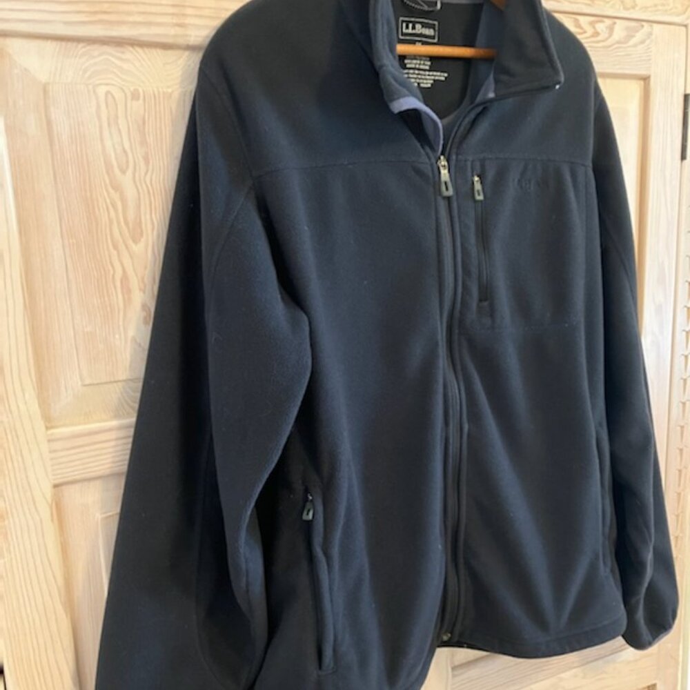 LL Bean Polartec Windbloc Fleece Jacket with Pockets Mens Size Medium Da… - Picture 3 of 13